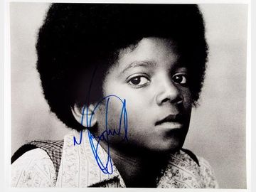 Michael Jackson In-Person Signed 14" x 11" Childhood Photograph (Bryan Ulrich Collection) (JSA)