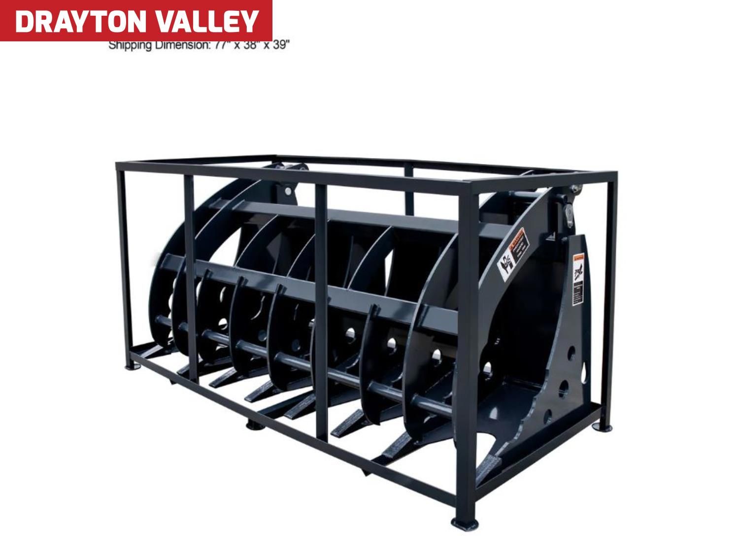 StanForge SRR75 72 Inch Root Rake Clamshell Grapple - Skid Steer ...