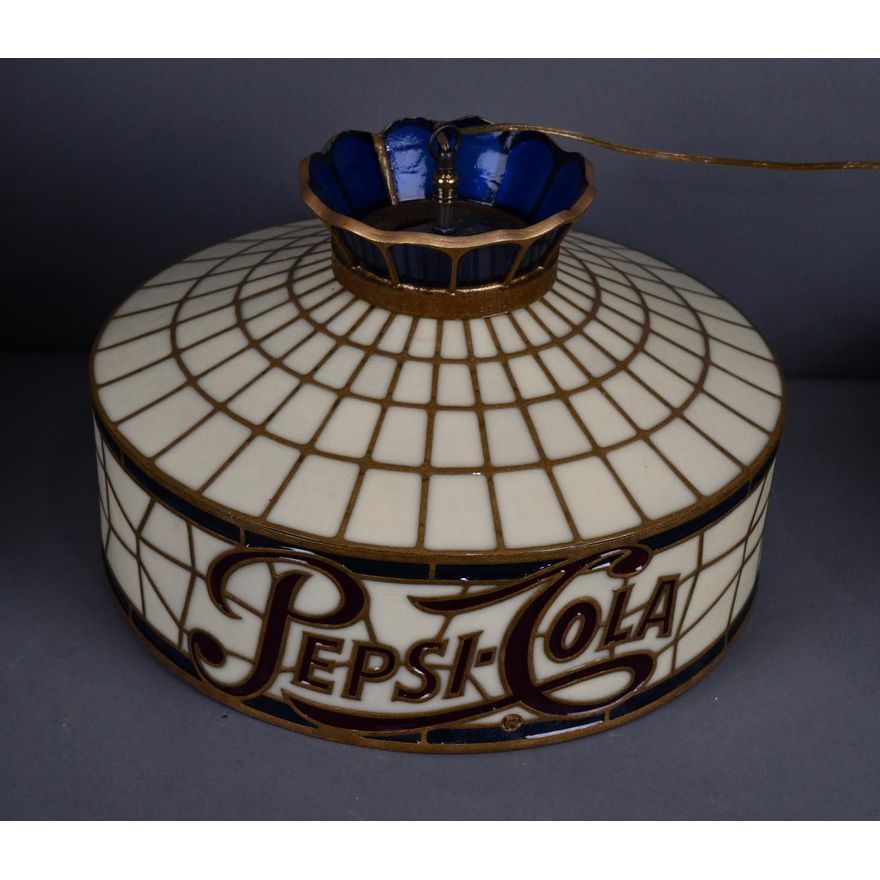 Pepsi-Cola Plastic Tiffany Style Hanging Light