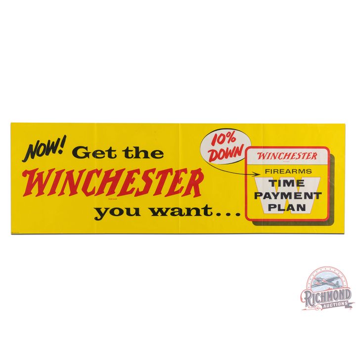 Winchester Time Payment Plan Advertising Poster w/ Logo