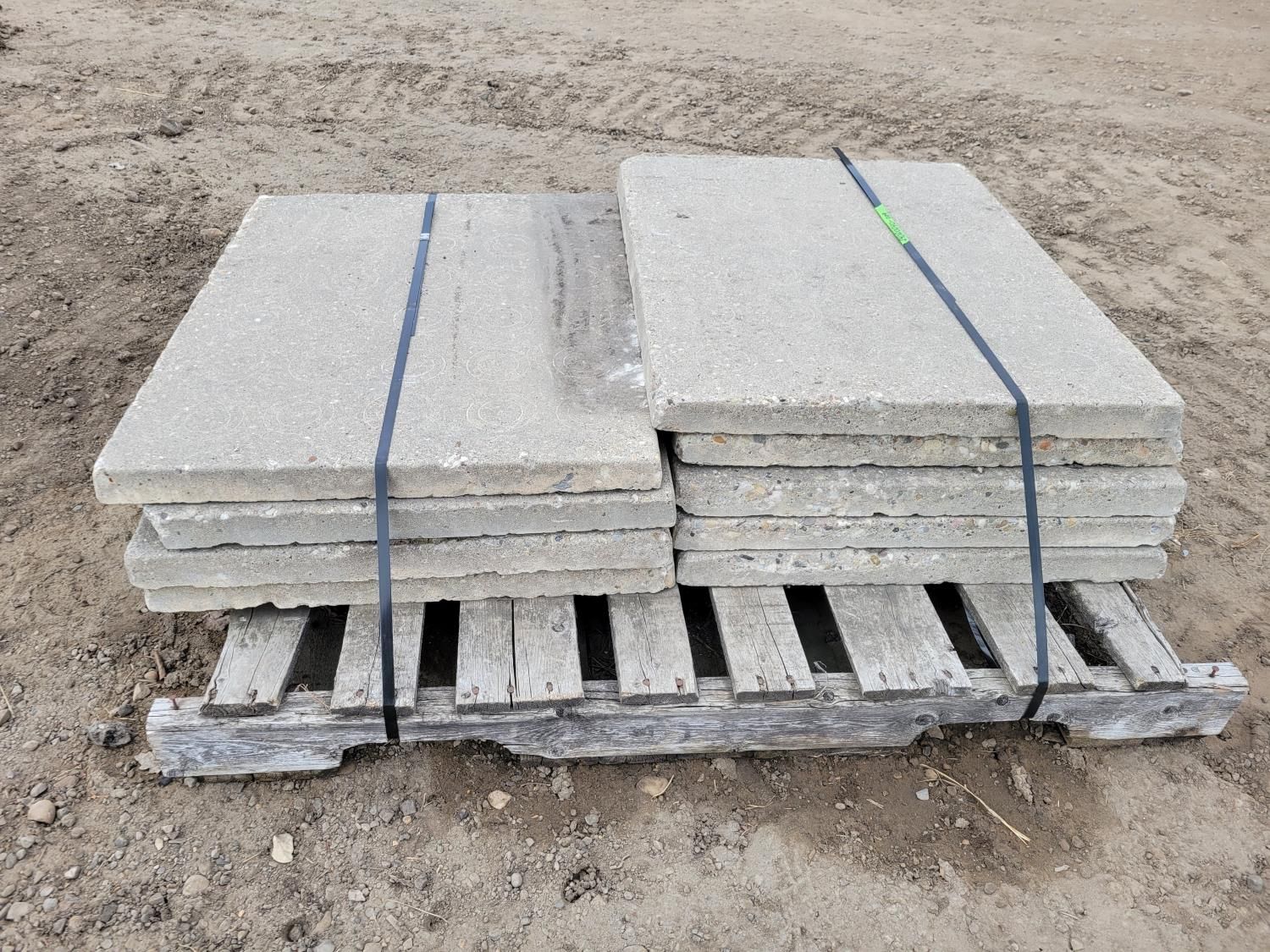 (9) 30 Inch X 24 Inch Sidewalk Blocks [24DG10040-009] | Team Auctions