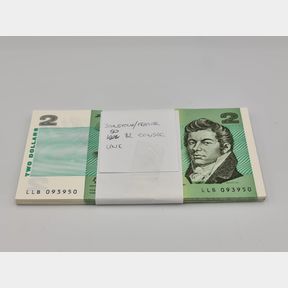 Australia - $2 Banknotes - Consecutive Bundle of 50