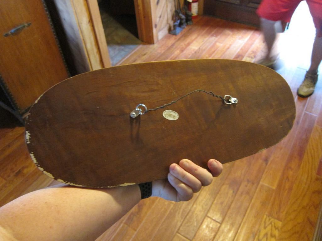 Wood Whaling Harpoons Plaque The After Auction