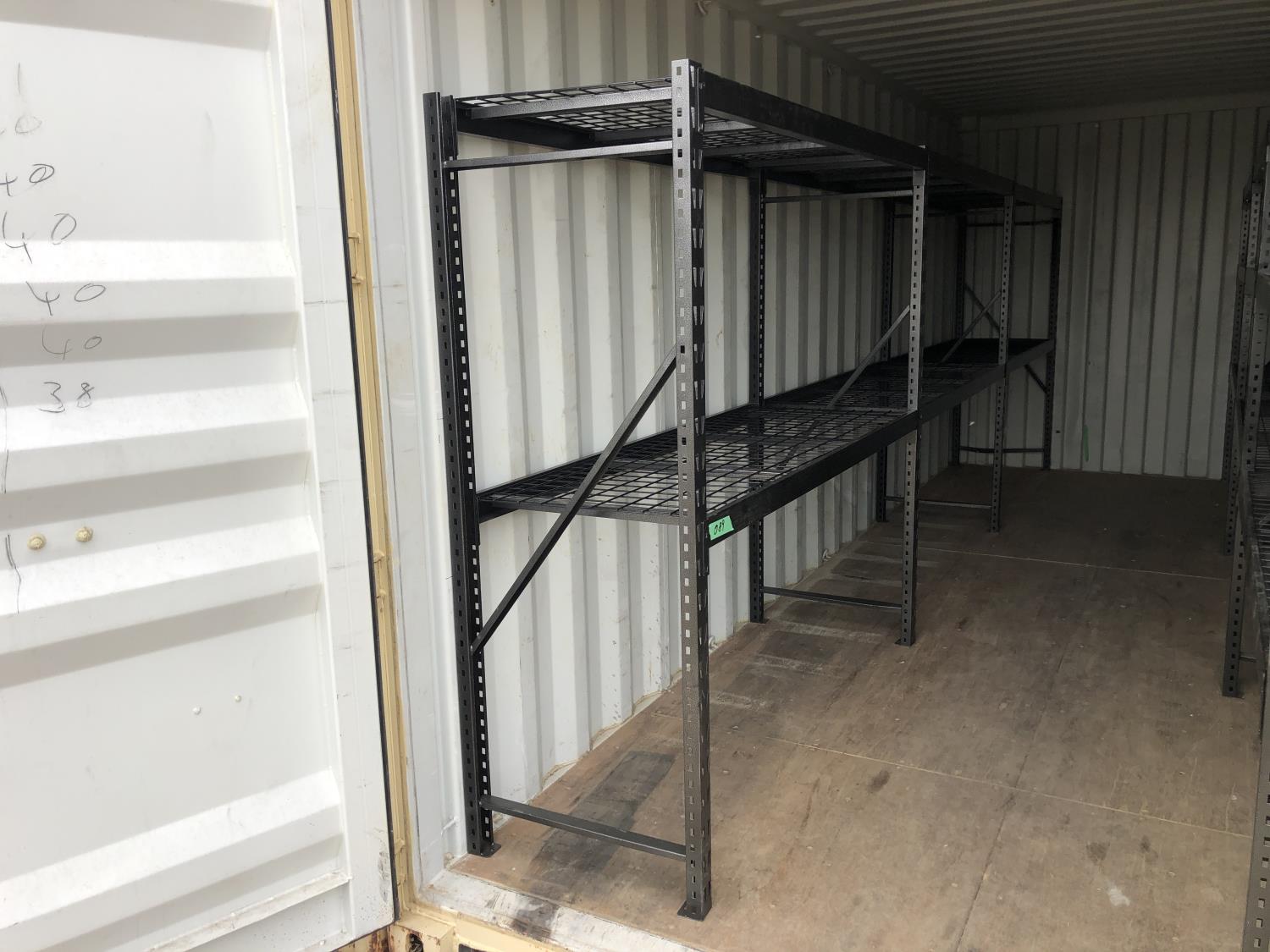 19 Ft Long Metal Racking [24FS18001-089] | Team Auctions