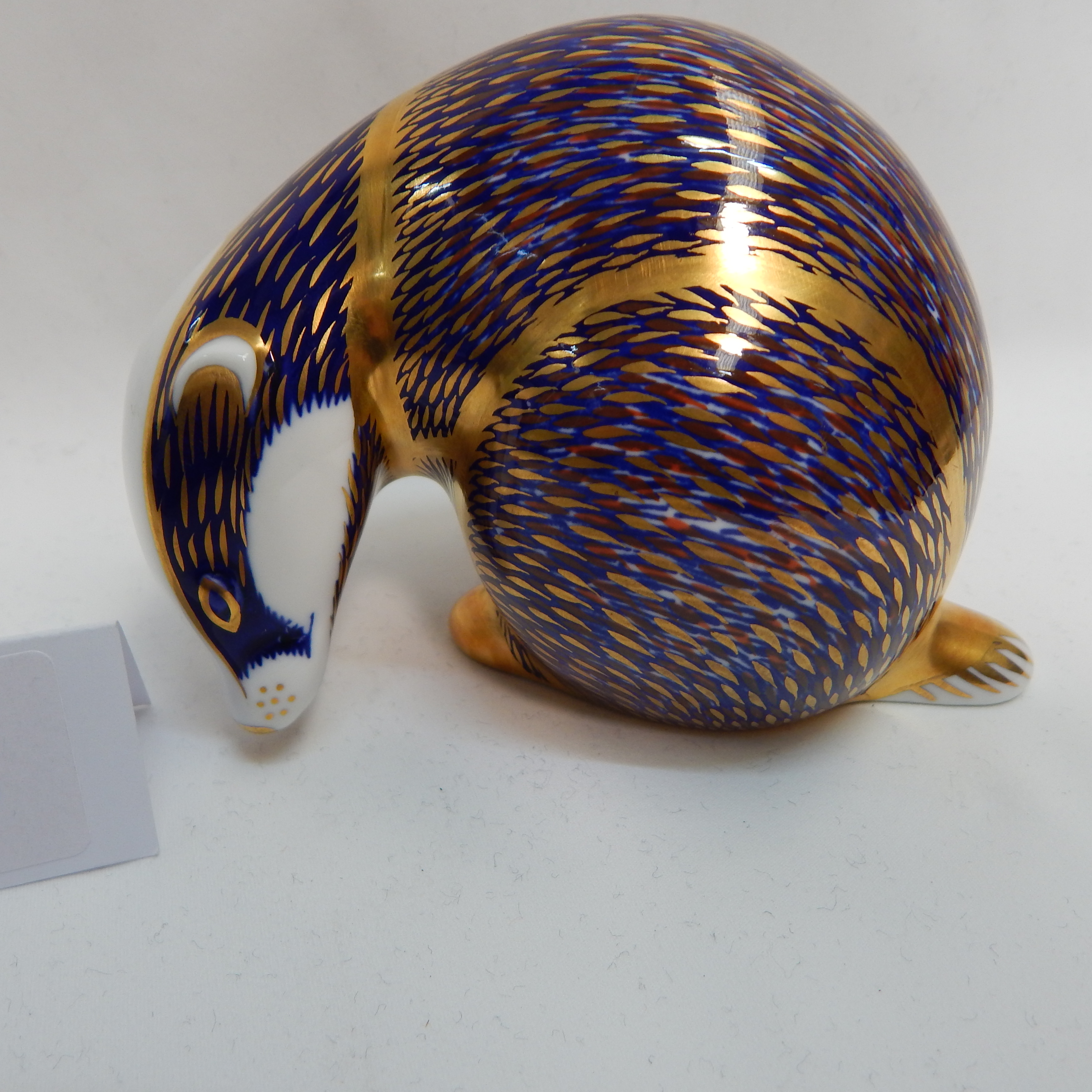 Royal Crown Derby Badger Paperweight — sold at auction in New Zealand for $100