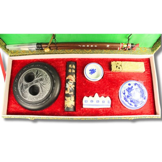 Chinese Calligraphy Instruments in Box