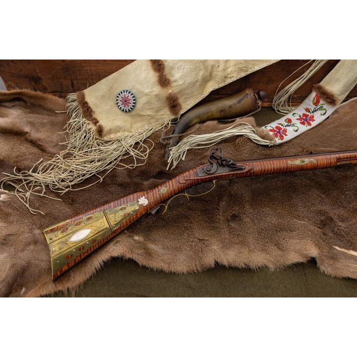 North Carolina Style Contemporary Flintlock Rifle by Louis Smith