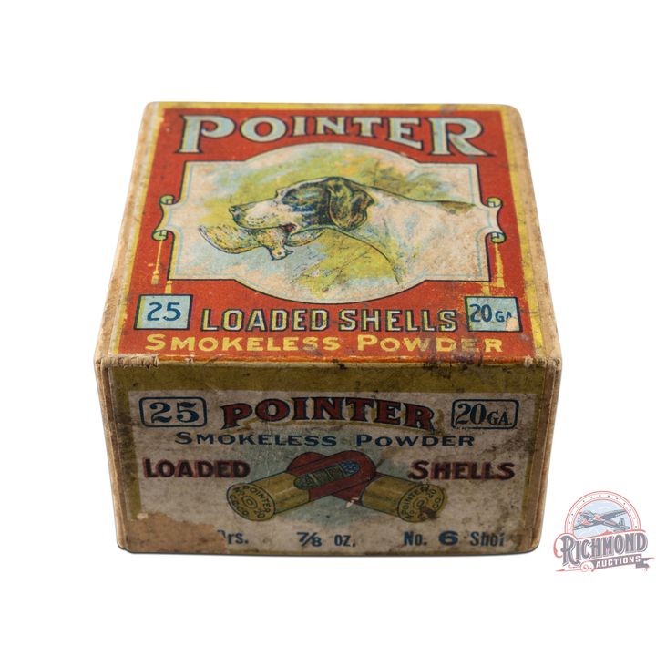 Box Only Clinton Cartridge Company Pointer Shotshells 20 GA