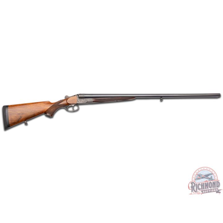 Extensively Engraved Austrian 16 Gauge Double Barrel Shotgun