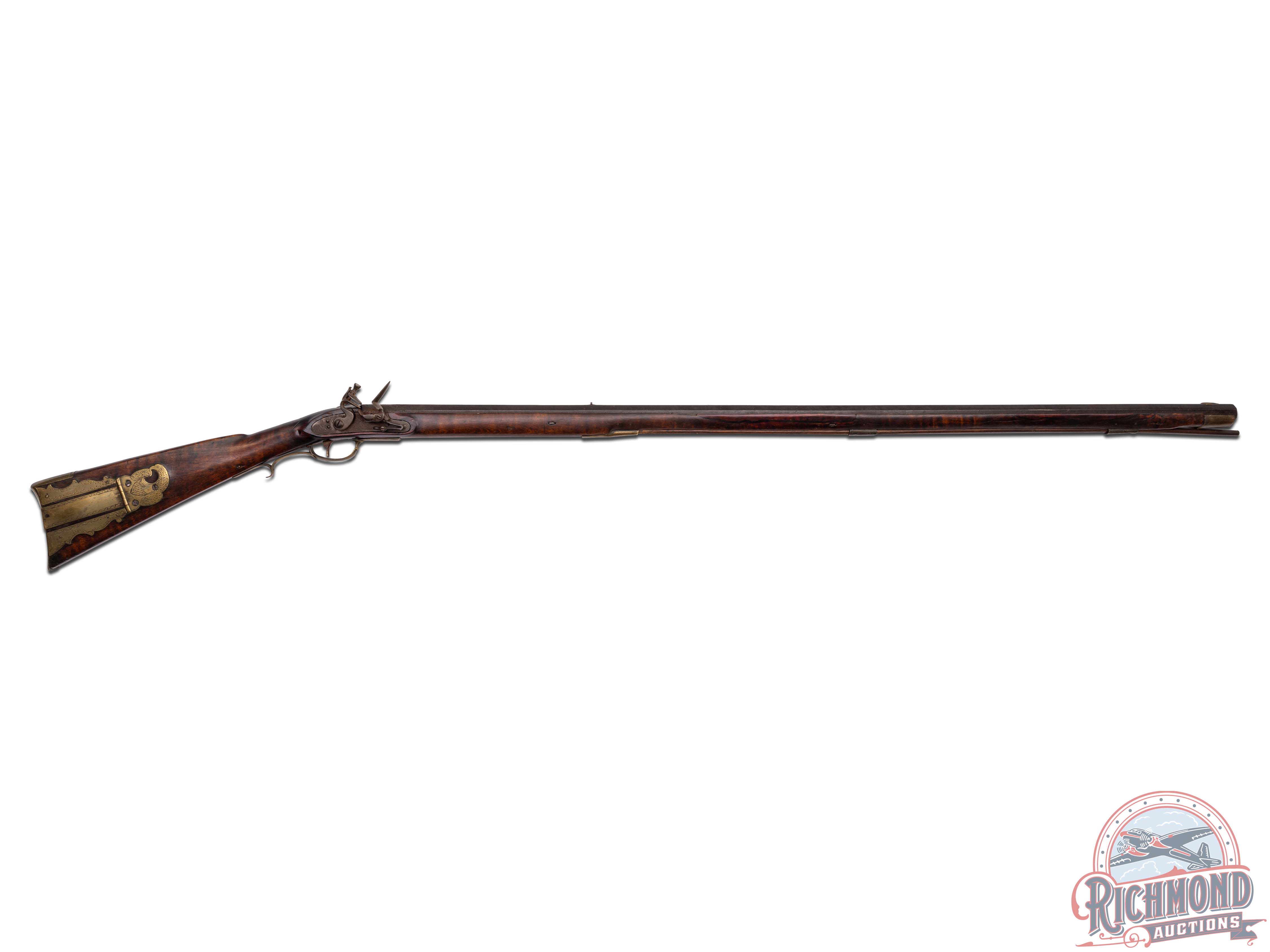 Eagle Patchbox Flintlock Kentucky Possibly Southern Rifle | Richmond ...