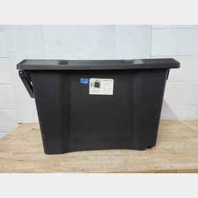 Brightroom™ - 32 Gallon XL Wheeled Latching Storage Tote - Black