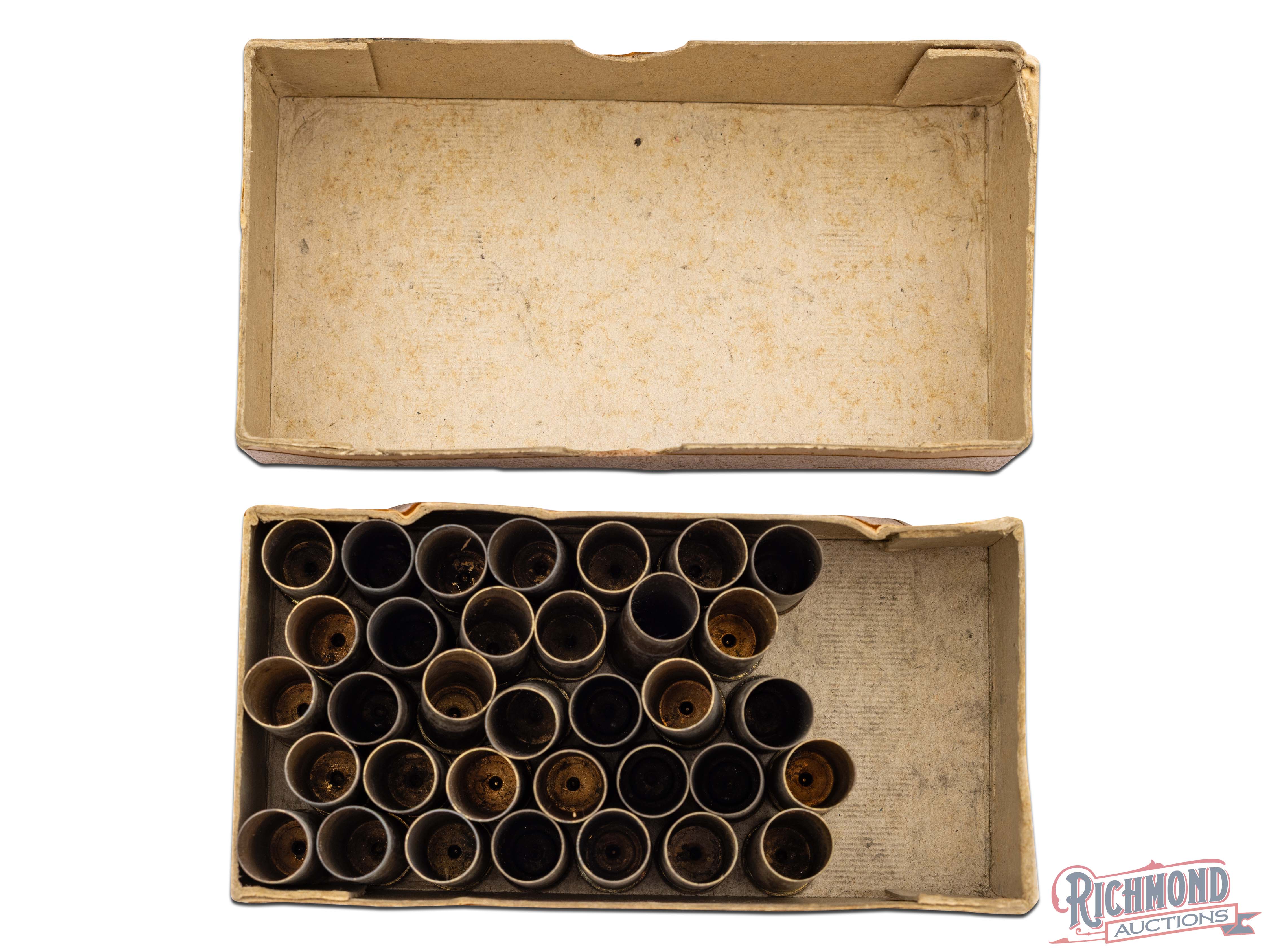 Used Shells Winchester Collector's Box of 44-40 Winchester Unprimed Shells ...