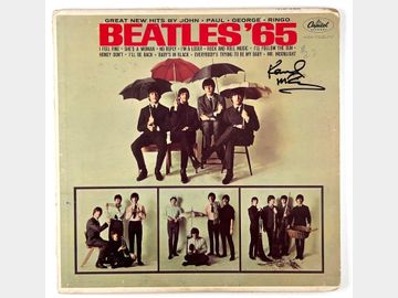 The Beatles: Paul McCartney In-Person Signed "Beatles '65" Album (Beckett/BAS Authentication)