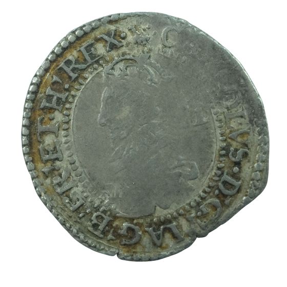 England Charles I 1625 -1649 Silver Half Groat, good Fine