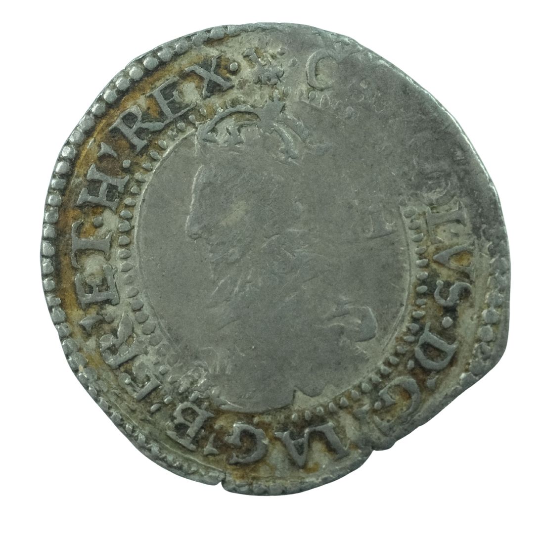 England Charles I 1625 -1649 Silver Half Groat, good Fine