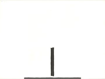 Igor Gitlin - Arranged Lines - 1986 Mixed Media - SIGNED 20.5" x 27.5"