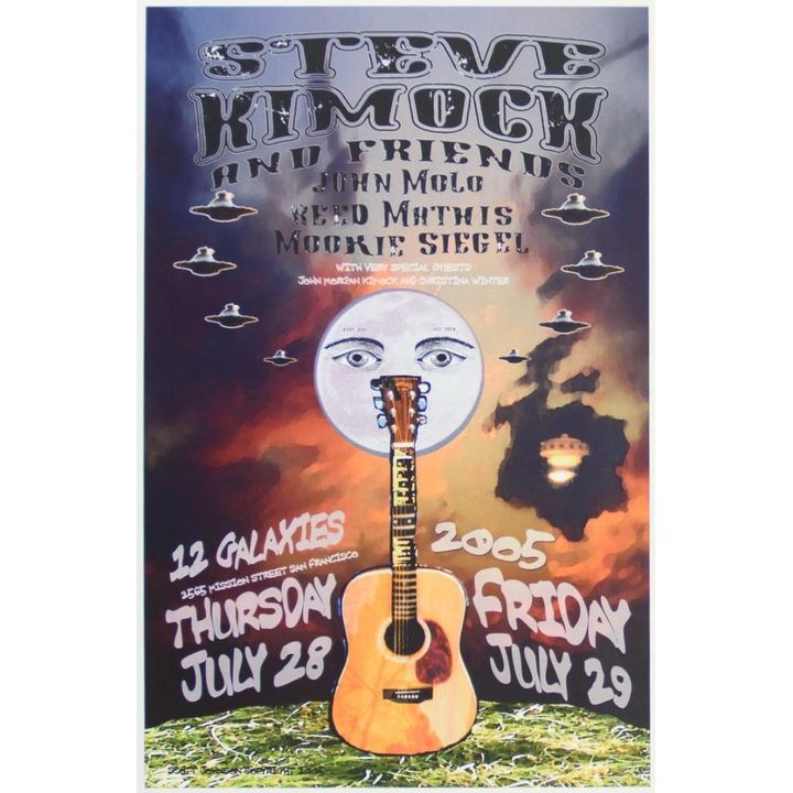 2005 Steve Kimock and Friends 12 Galaxies Poster Mint 91