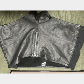 Northbound Leather Black Leather Shorts, size L, style 6254