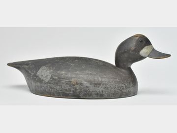 Bluebill hen, attributed to Cliff McCutcheon, Toronto, Ontario, circa 1930.