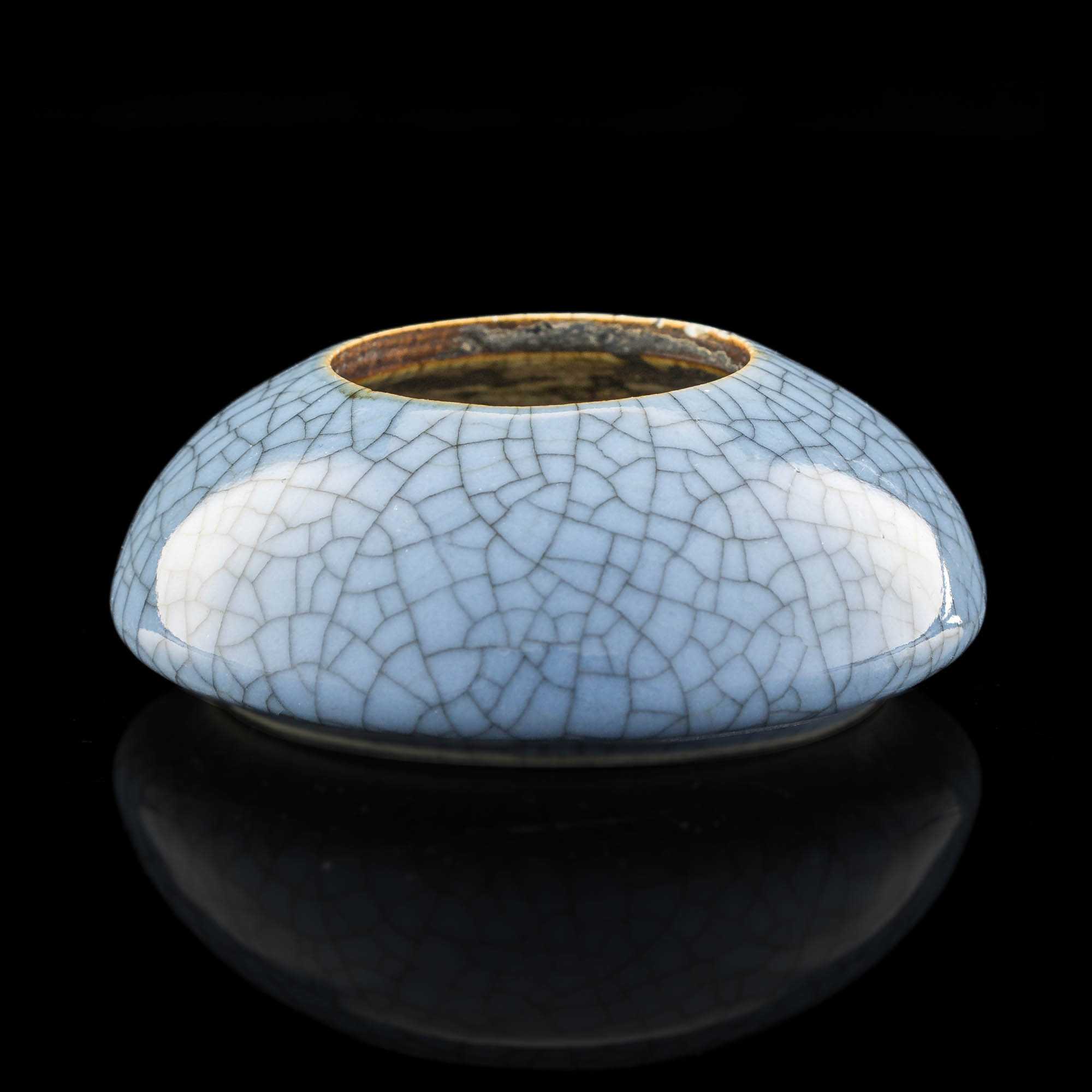 中国古美術　清時代霁蓝釉茶碗 XG3-2 中国古美術 清時代霁蓝釉茶碗 XG3-2 - メルカリ