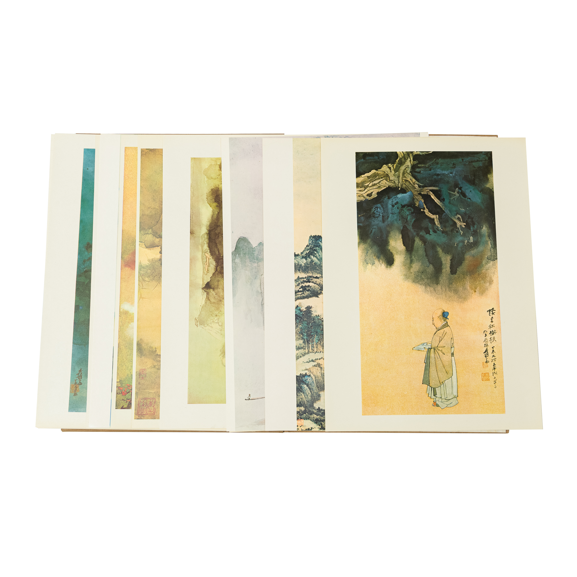 大千先生畫萃》畫冊An album of twenty-four Chinese painting