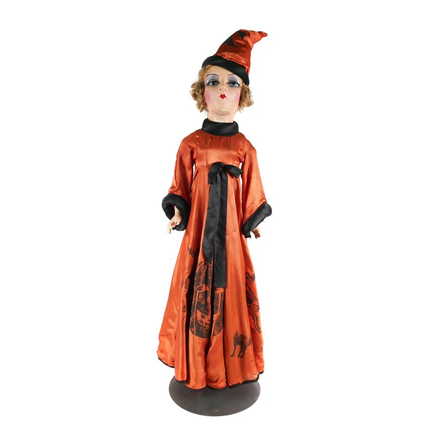 Vintage 30" Halloween Witch Doll