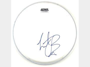 Rolling Stones: Charlie Watts In-Person Signed 12" Drumhead (BAS)