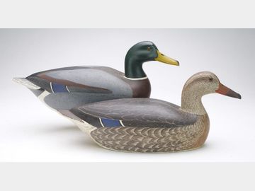 Pair of mallards, Hector 'Heck' Whittington, Oglesby, Illinois.