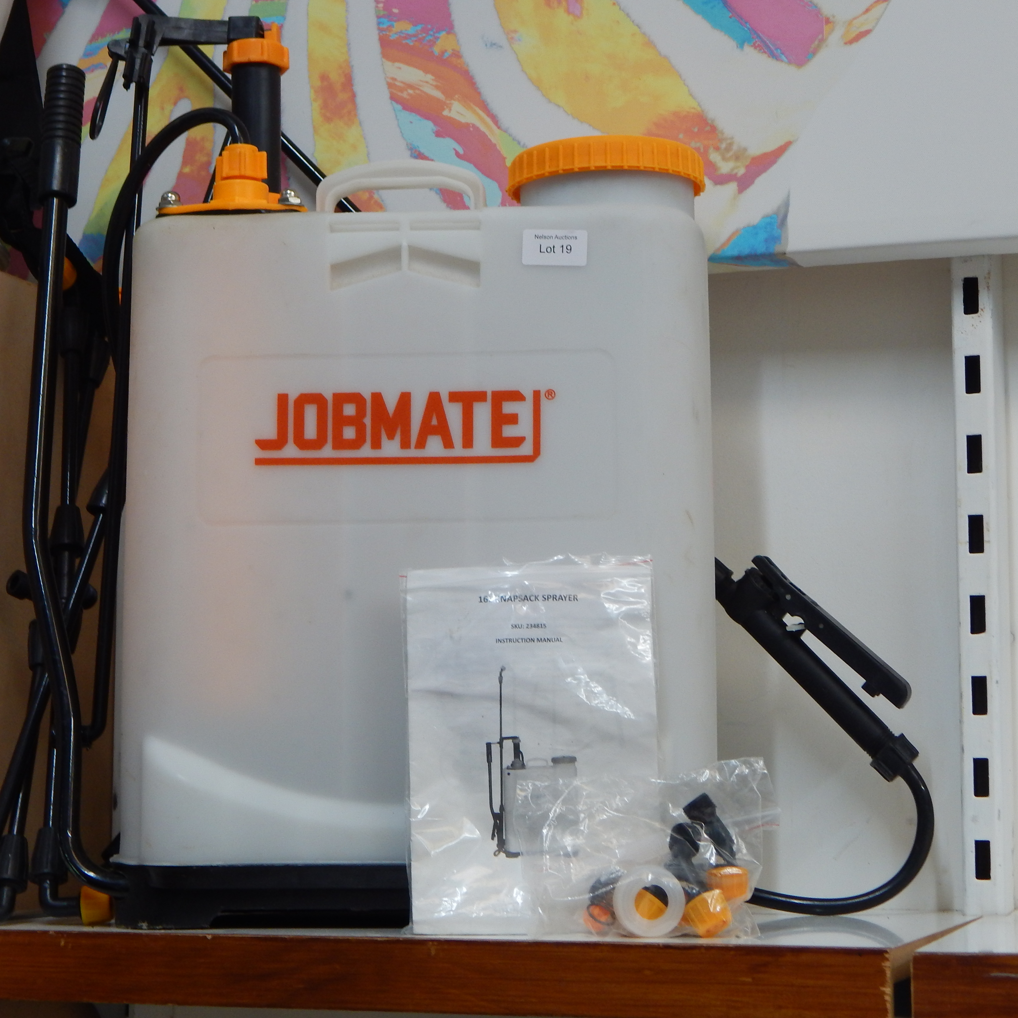 Jobmate Backpack Sprayer 16L + manual RP $79.98 — NZ auction result