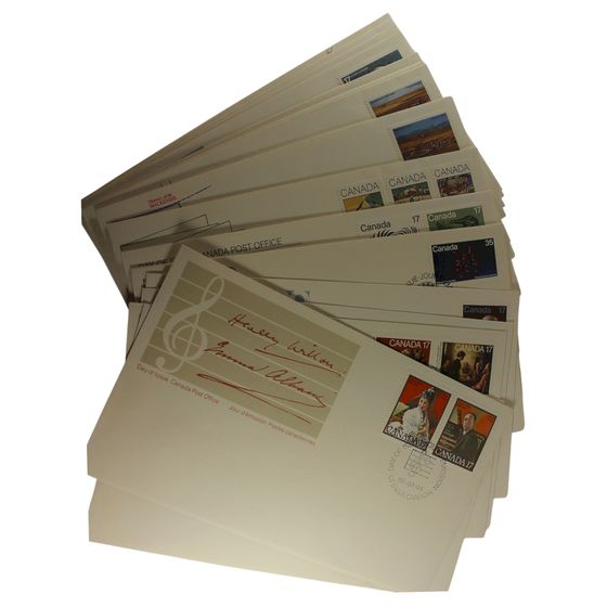 Canada 1980 First Day Covers, Mint (18 different)