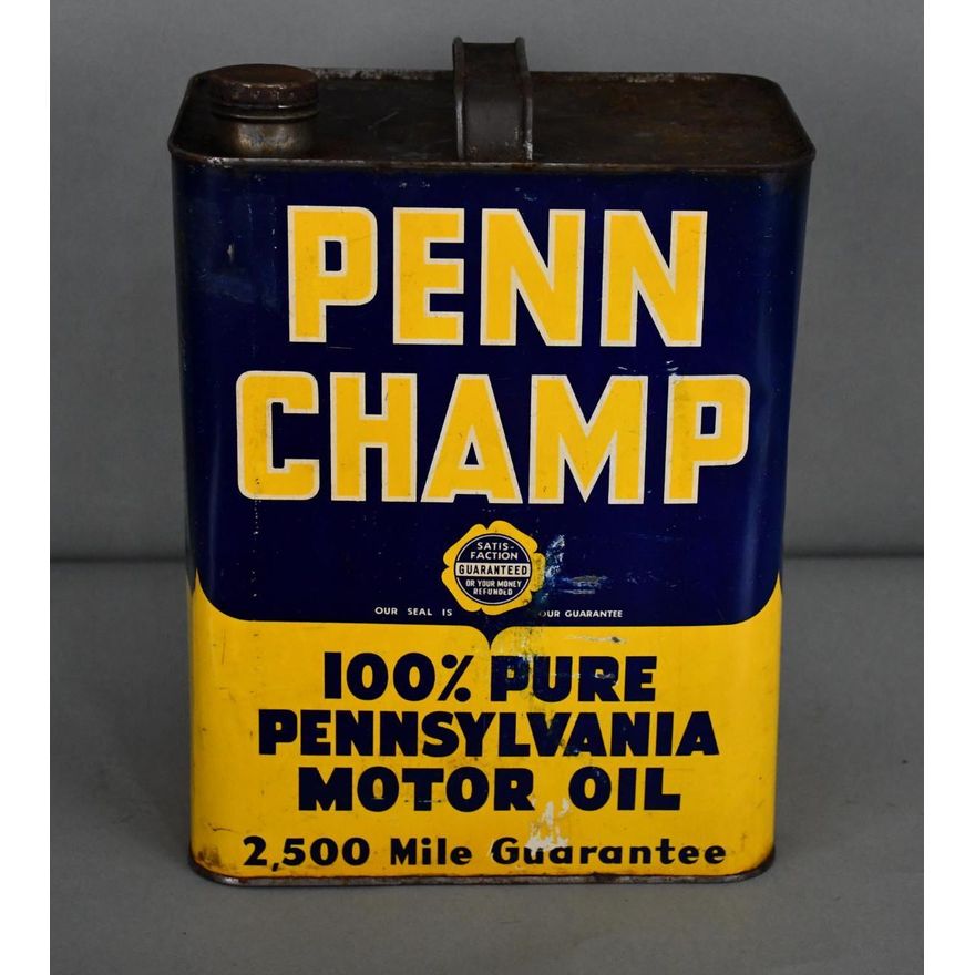 Penn Champ Motor Oil Two-Gallon Metal Can