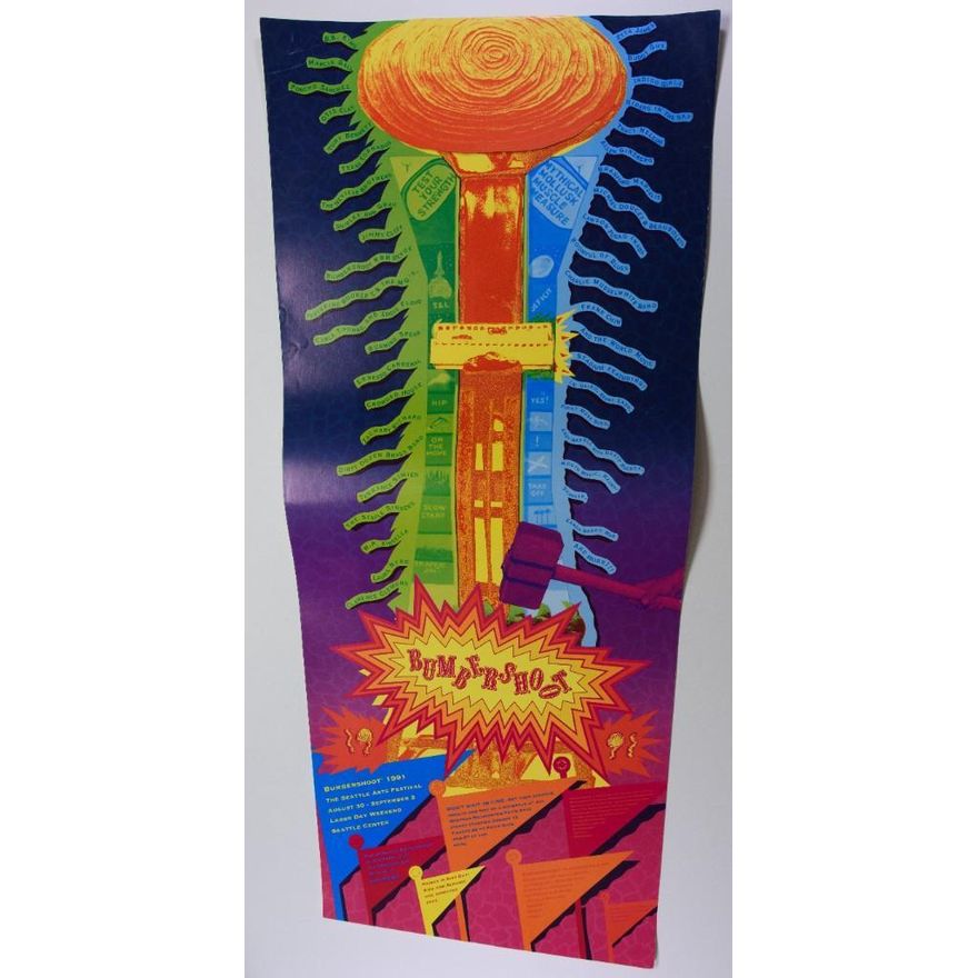 1991 B.B. King Etta James Neville Bros Laura Nyro Bumbershoot Seattle Arts Fest Poster Extra Fine 67