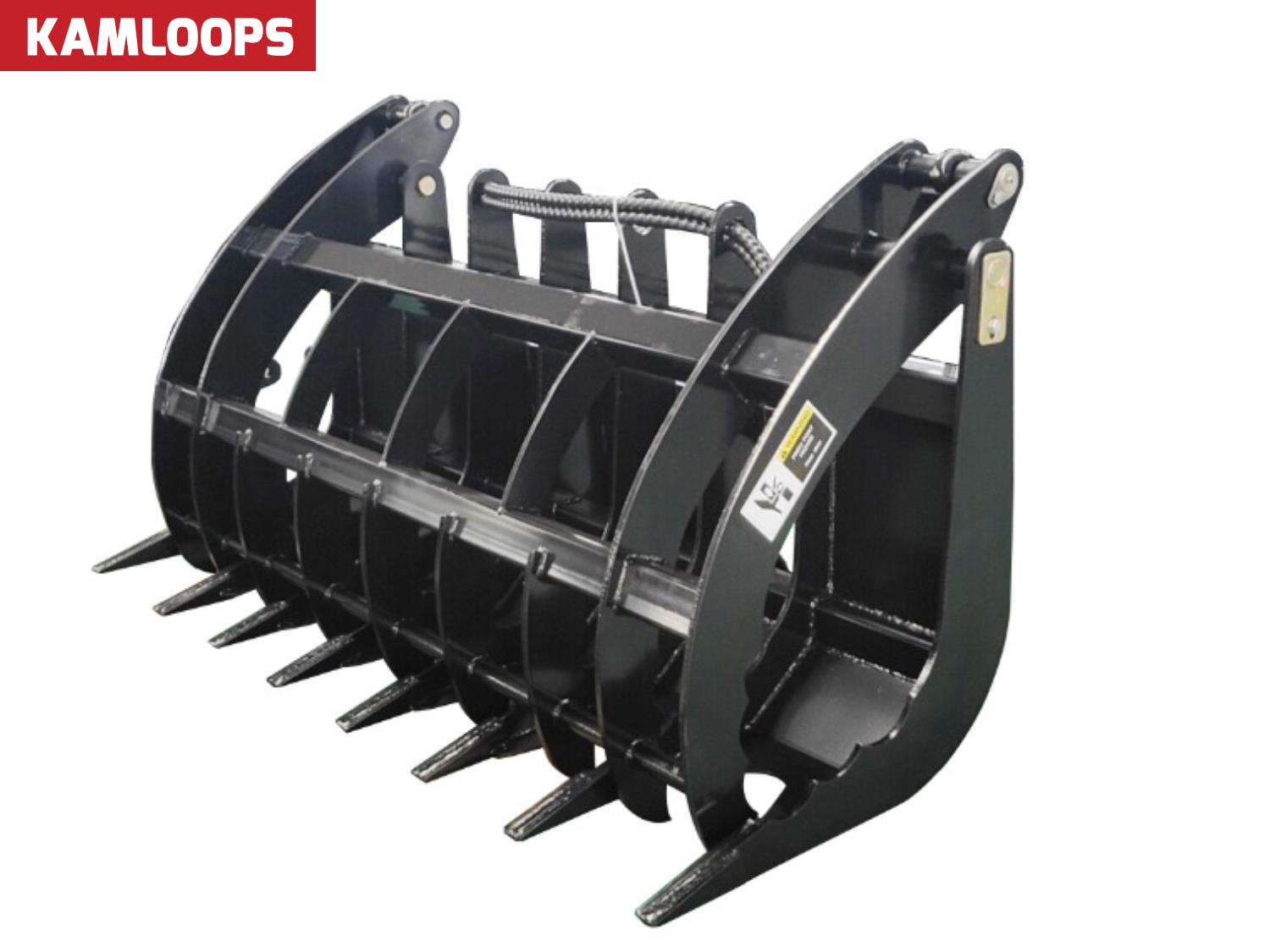 StanForge RG72 72 Inch Root Rake Grapple - Skid Steer Attachment ...