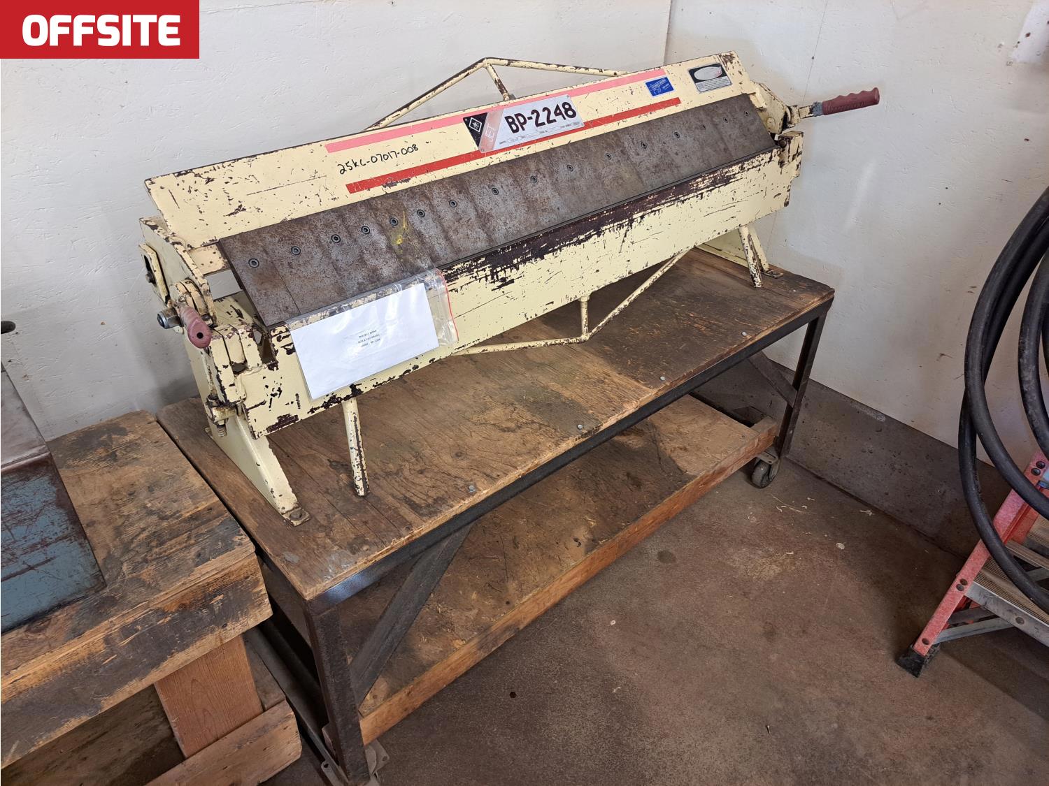 Jet 2248 22 Gauge X 48 Inch Box & Pan Brake [25KC07017-008] | Team Auctions