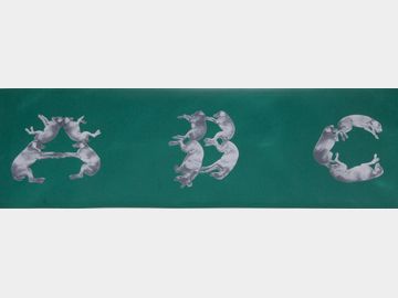William Wegman - A,B,C...Z - 1993 Serigraph 13" x 360"