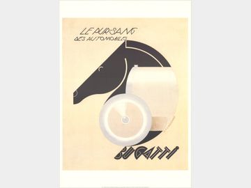 Artist Unknown - Bugatti - 1998 Offset Lithograph 39.25" x 27.5"