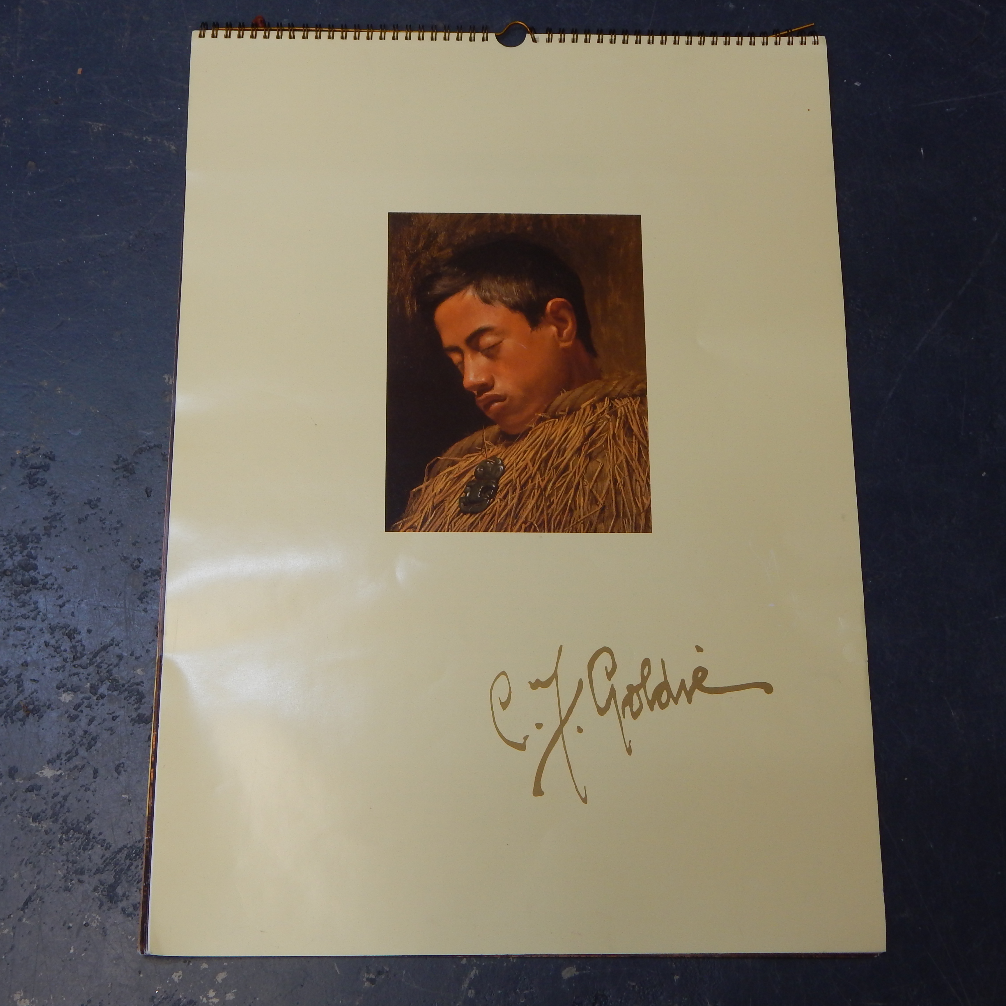 1997  C F Goldie -Auckland Art Gallery Calender — sold at auction in New Zealand for $30