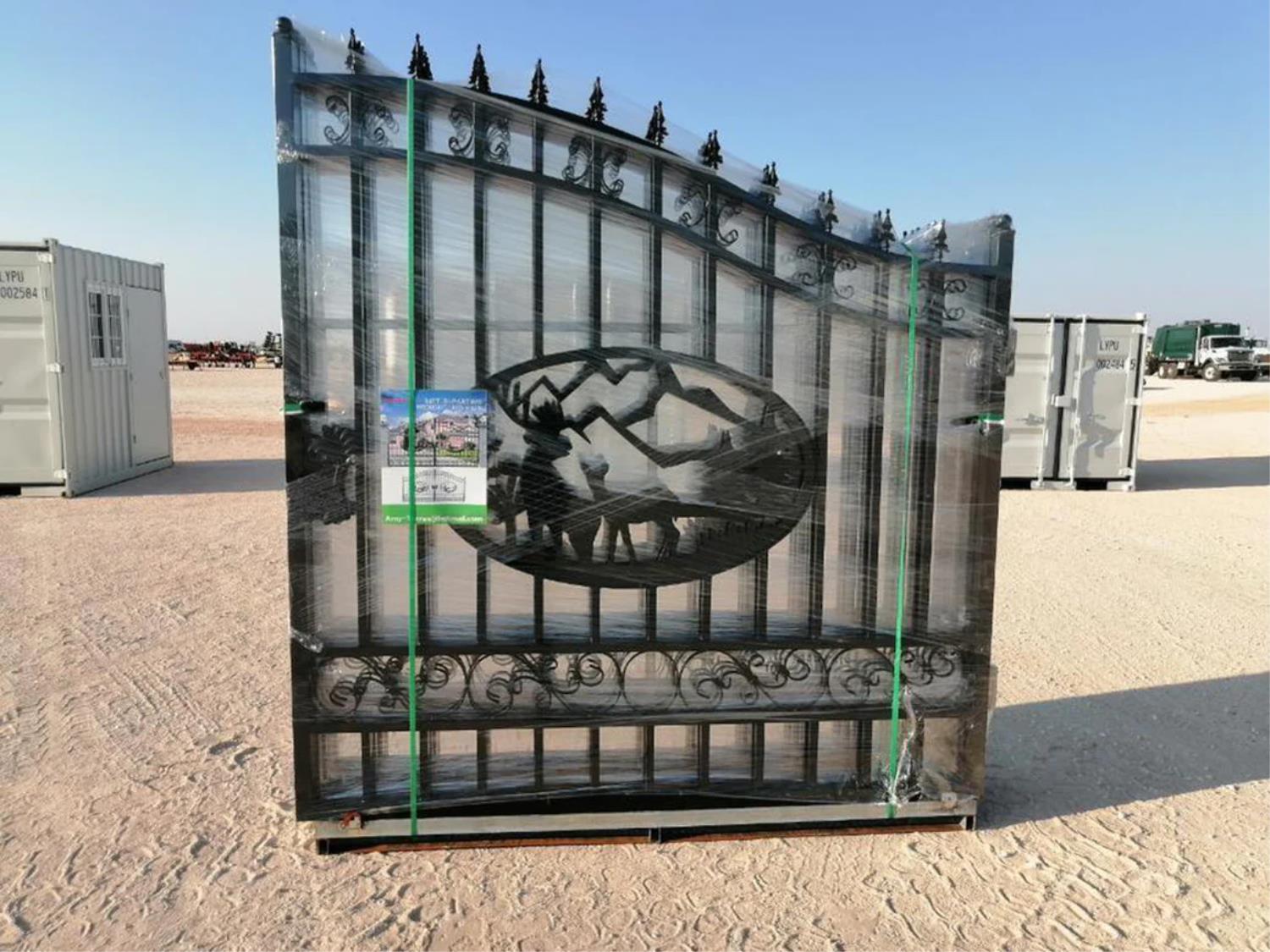 2024 Greatbear 14 Ft Bi-Parting Wrought Iron Driveway Gates (Unused ...