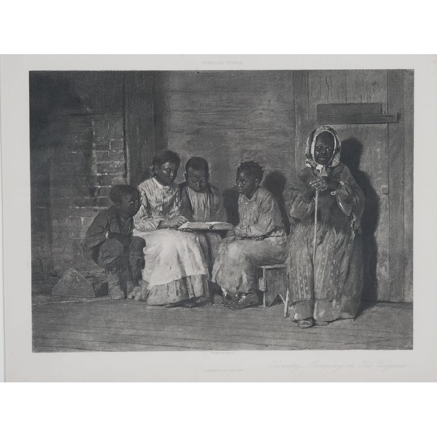 WINSLOW HOMER, Sunday Morning in Old Virginia