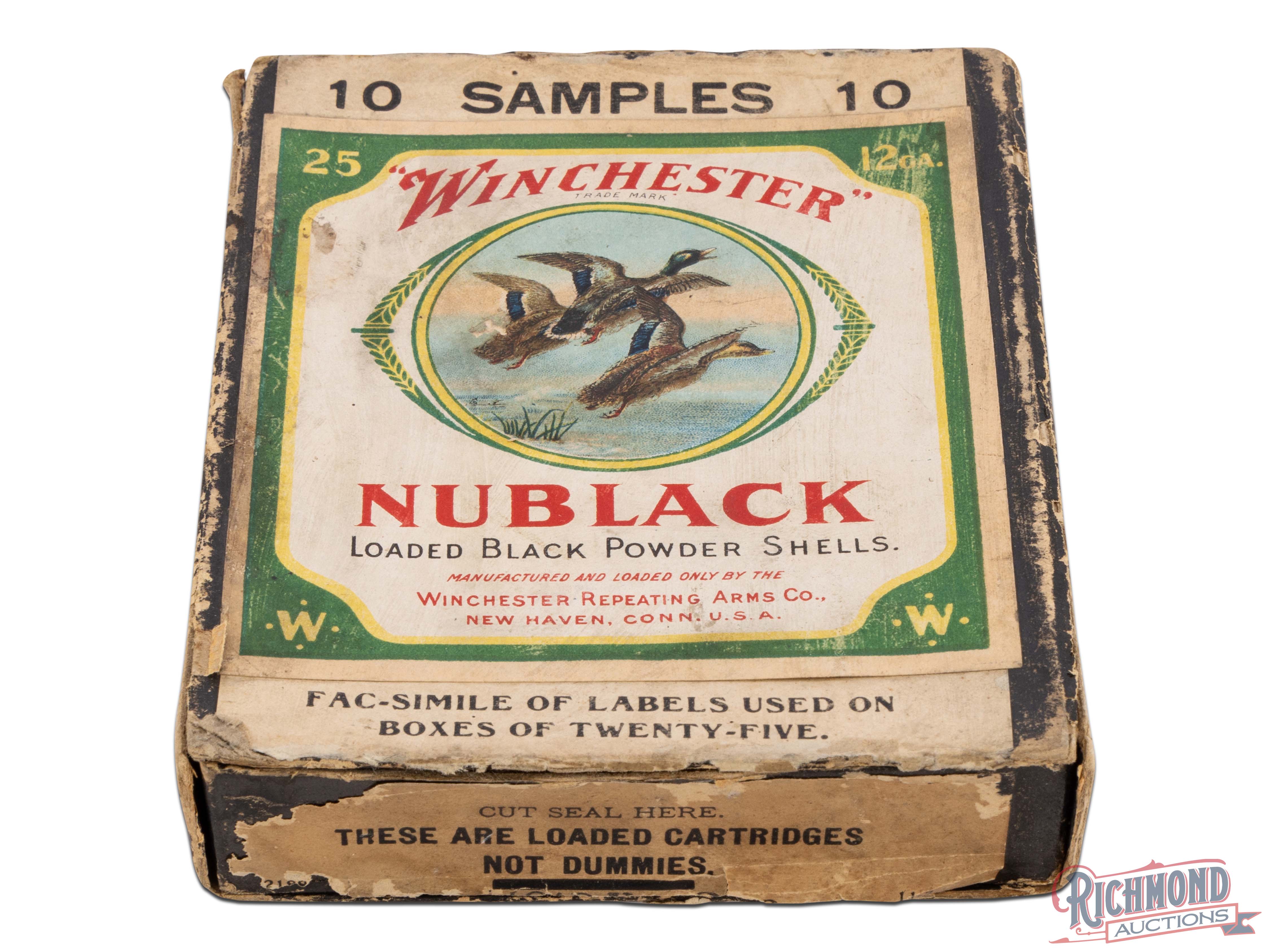 Winchester 10 Round 12 Gauge Loaded Nublack Shotgun Shell Sample Kit ...