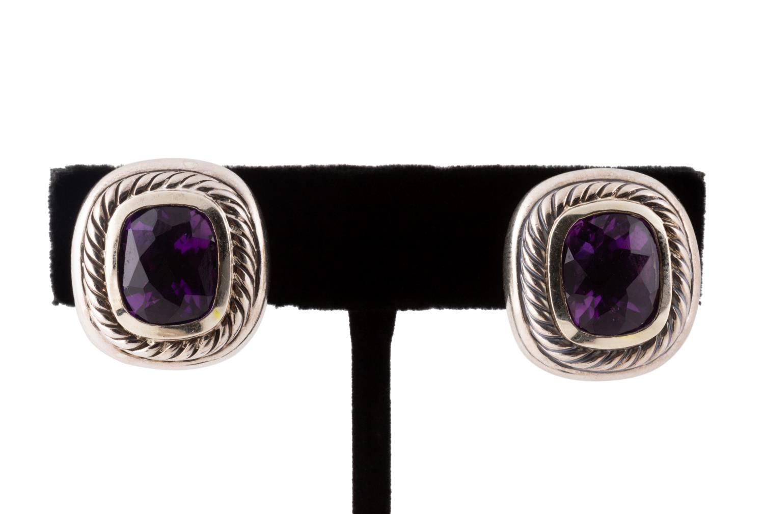 David yurman clearance amethyst earrings