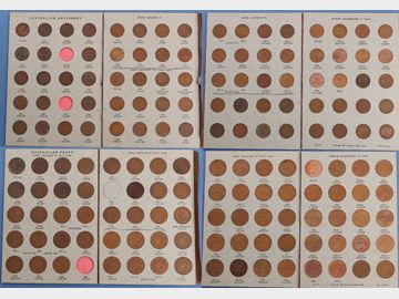 AUSTRALIAN COLLECTIONS & ACCUMULATIONS | ½d & 1d sets in damaged Dansco pu
