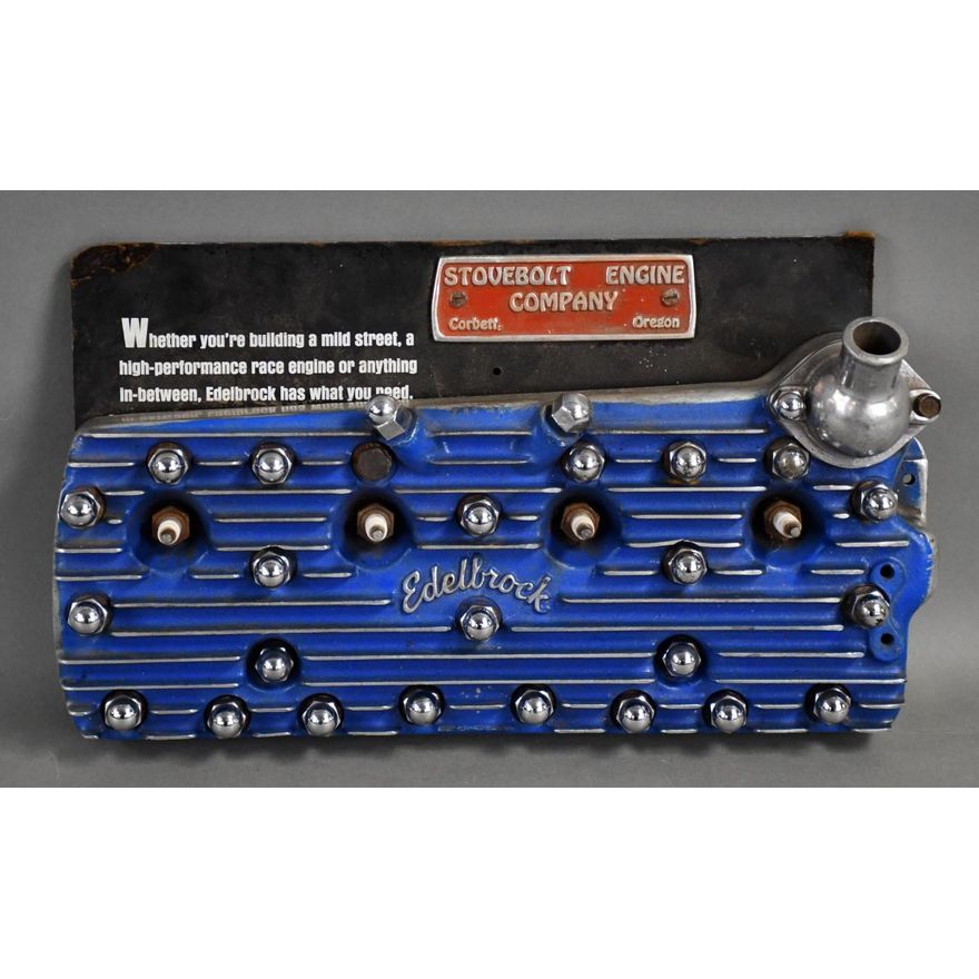 Edelbrock Engine Head Display