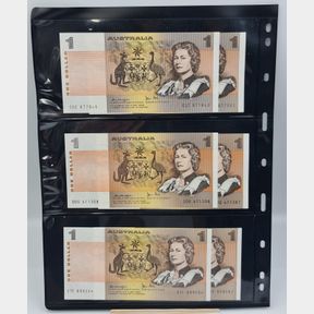 Australia - $1 Banknotes - Consecutive Pairs