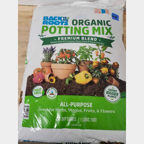 Back to the Roots - 25.7qt Organic Potting Mix Premium Blend