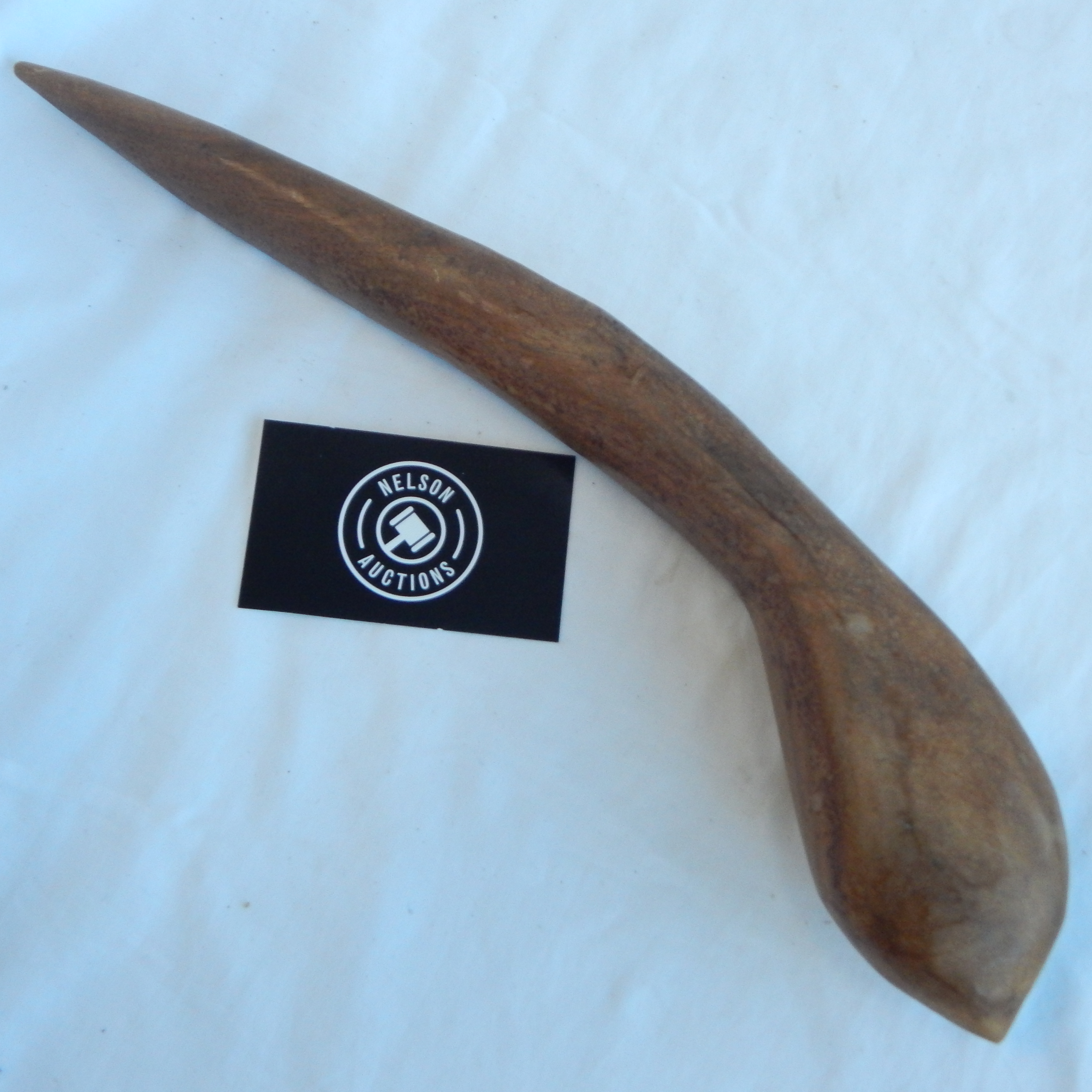 Vintage Aboriginal Throwing Club or Nulla Nulla — sold at auction in New Zealand for $50