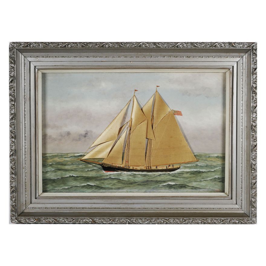 THOMAS WILLIS, Schooner Painting