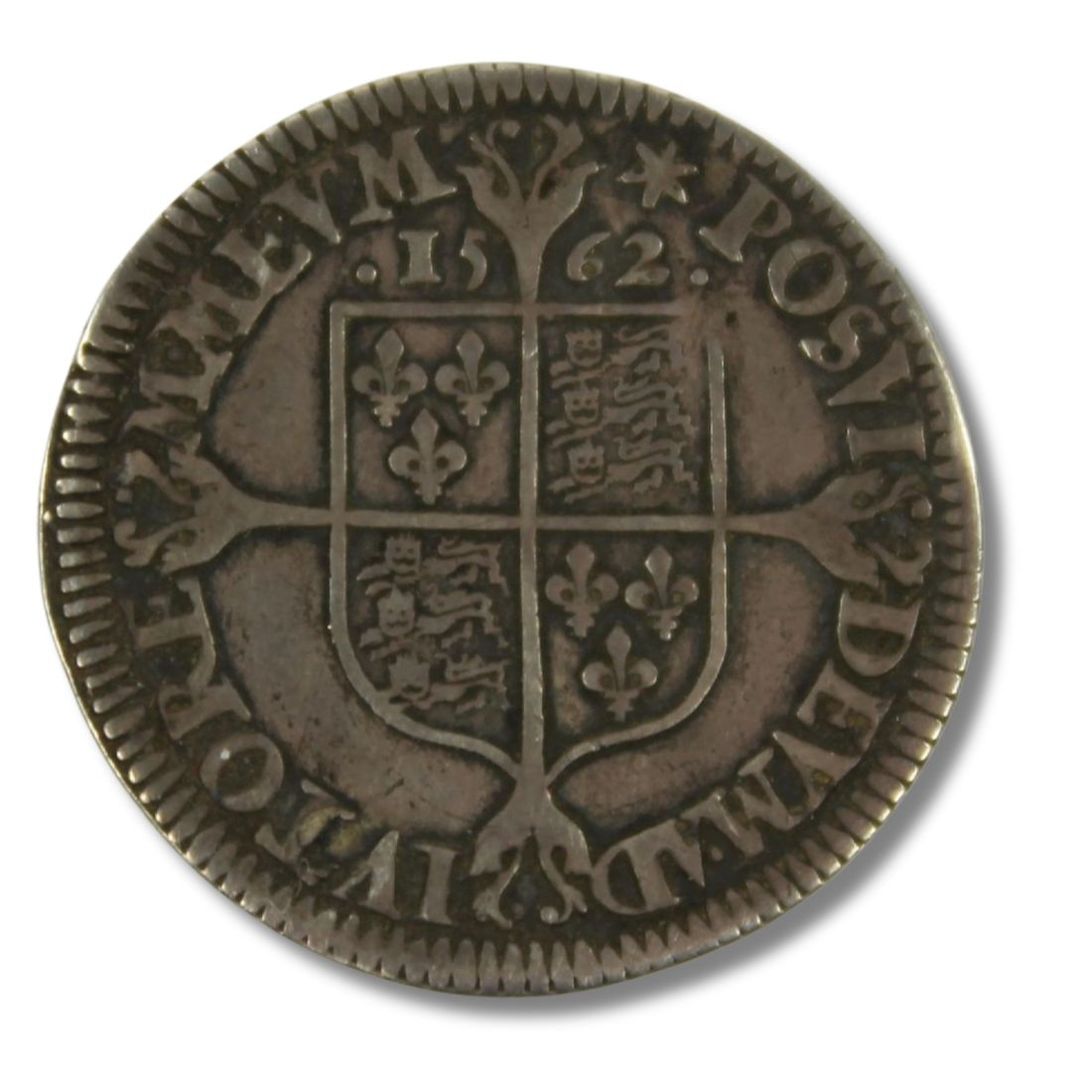 England Elizabeth I 1562 Milled Sixpence, Very Fine