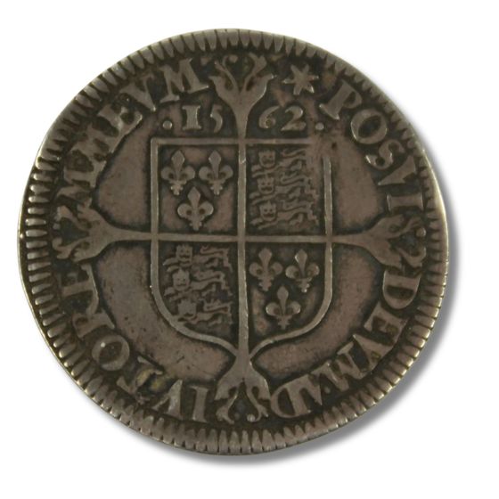 England Elizabeth I 1562 Milled Sixpence, Very Fine