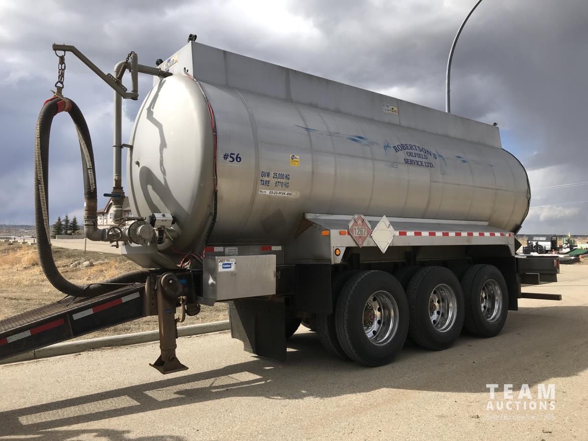 2008 Lazer INOX TRI/A 22 Cu Stainless Steel Tank Trailer [23DH11002-002 ...